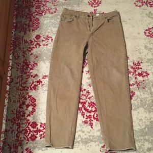 Men’s Levi 550 34 x 32 tan jeans